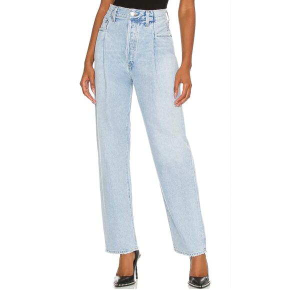 Agolde Fold Waistband Jeans size 27 - Picture 1 of 7